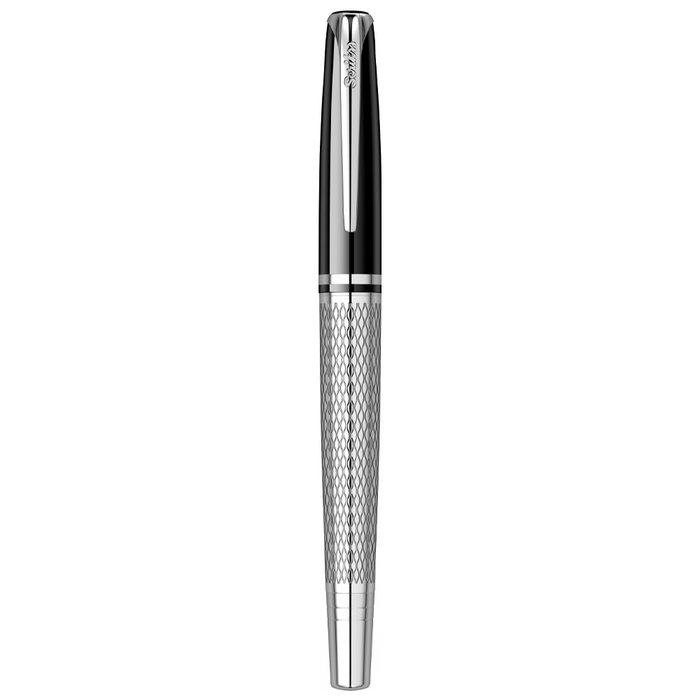 Scrikss Pera 477 Rollerball Pen – Black Chrome CT