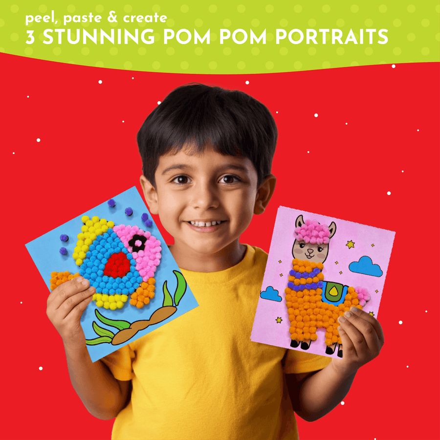 Kalakaram Pom Pom Picasso | DIY Pom Pom Art Kit