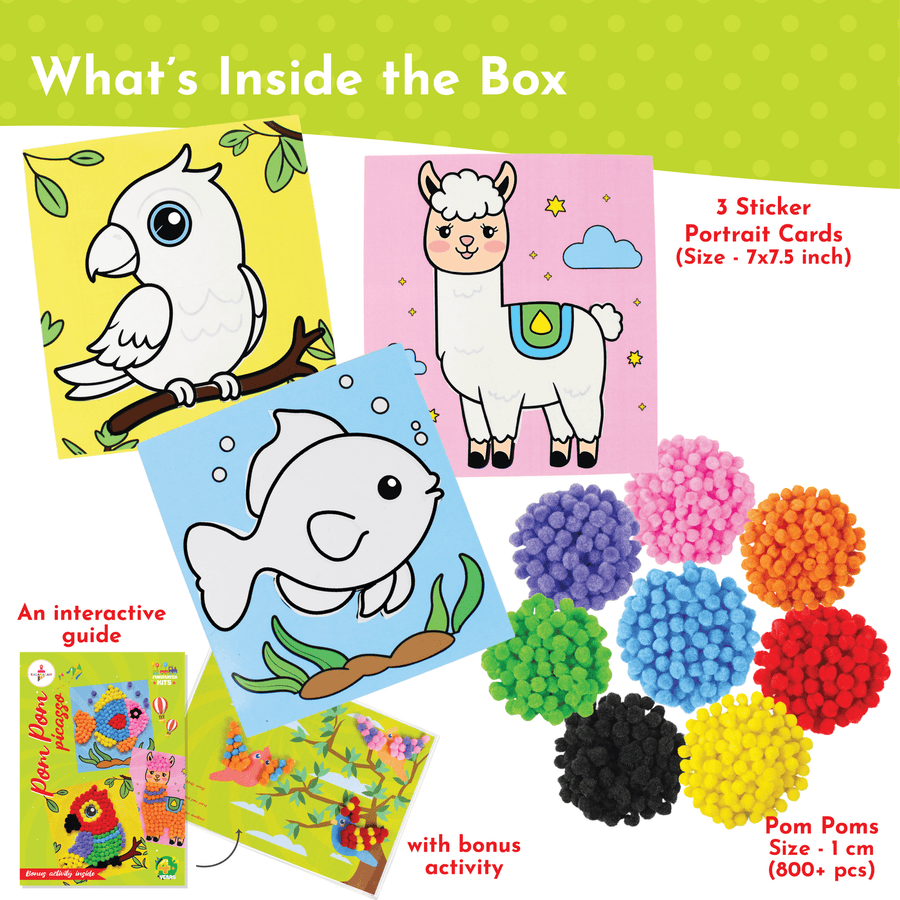 Kalakaram Pom Pom Picasso | DIY Pom Pom Art Kit