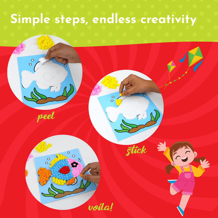 Kalakaram Pom Pom Picasso | DIY Pom Pom Art Kit