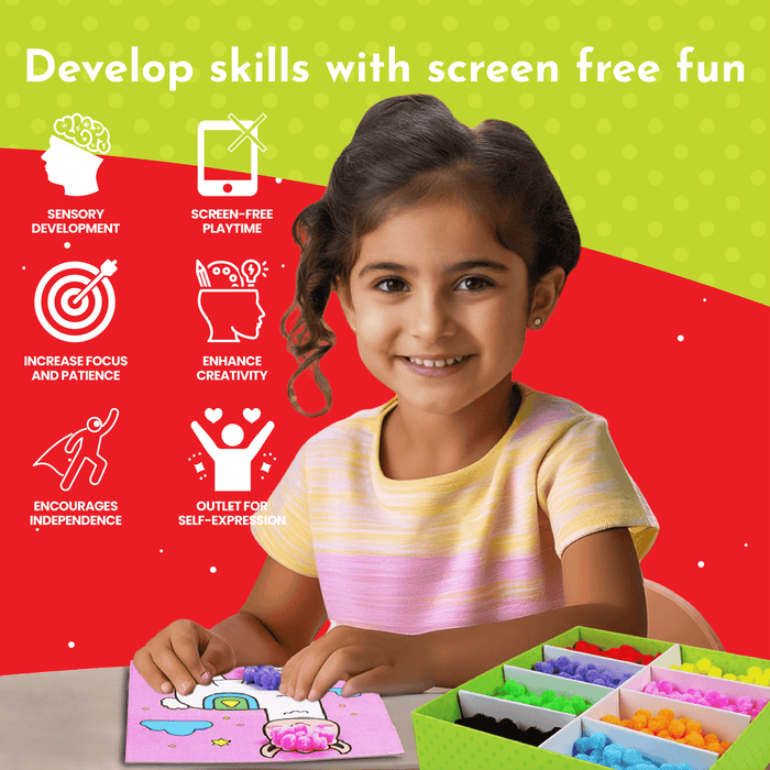 Kalakaram Pom Pom Picasso | DIY Pom Pom Art Kit