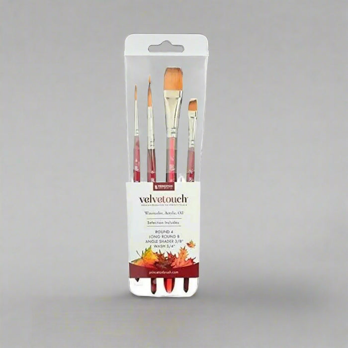 Princeton Velvetouch Professional Brush Set of 4