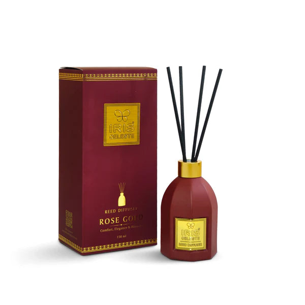 IRIS Celeste Reed Diffuser Set – Rose Gold