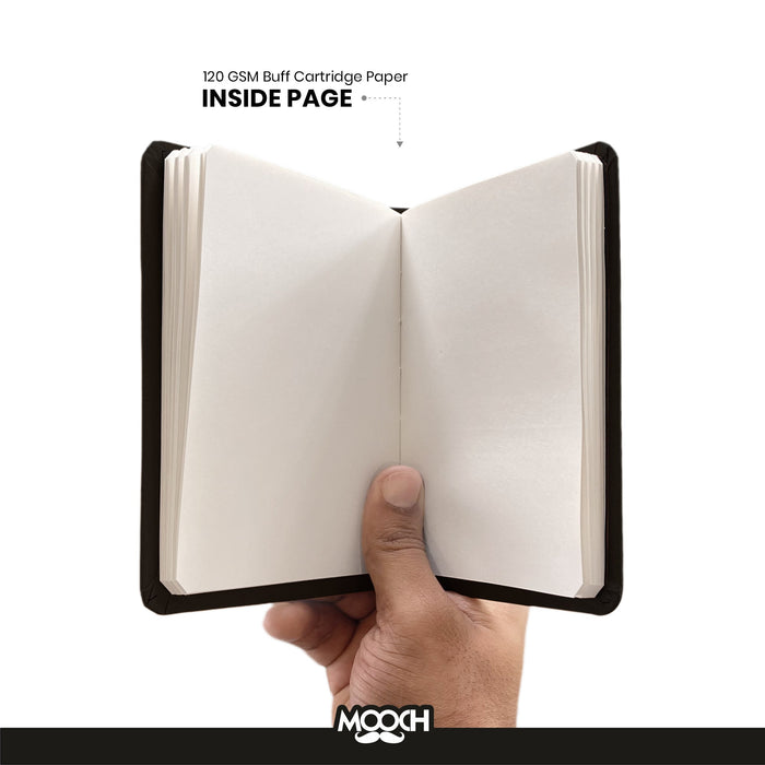 Mooch Handmade Diary “Retriever Pop” – A6 | Buff Cartridge Paper