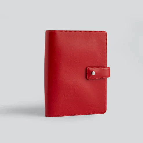 mypaperclip Classic Organiser – Model L3 (Red) | Handcrafted Vegan Lea ...