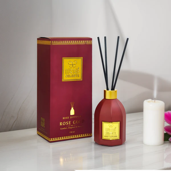 IRIS Celeste Reed Diffuser Set – Rose Gold