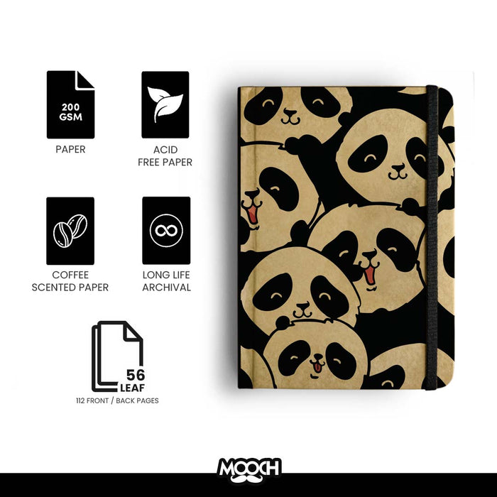MOOCH – Seeking Panda A5 Notebook | Indian Khaki | 120 GSM