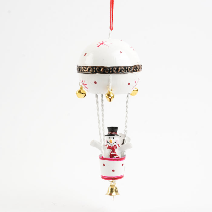 Christmas Metal Decorative Hanging - White