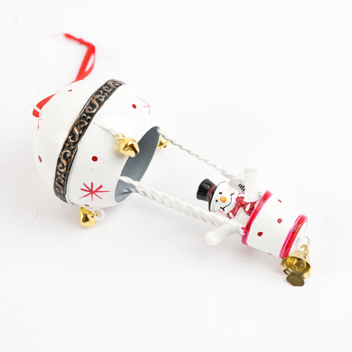 Christmas Metal Decorative Hanging - White