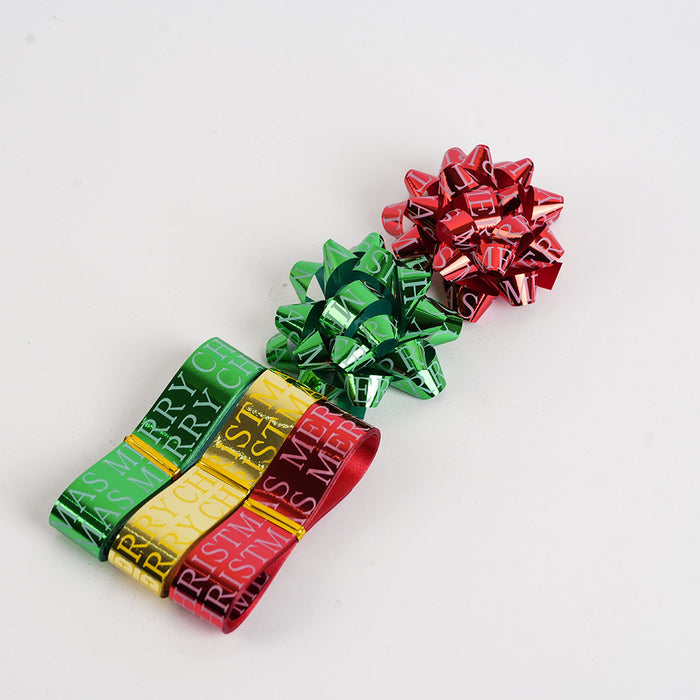 Decorative Metallic Ribbon Set - Premium Gift Wrapping & Craft Ribbons