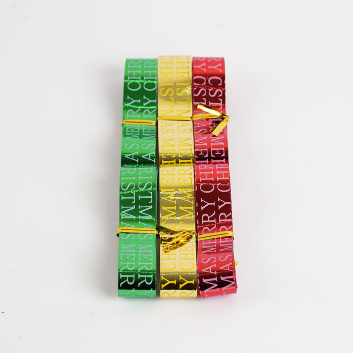 Decorative Metallic Ribbon Set - Premium Gift Wrapping & Craft Ribbons