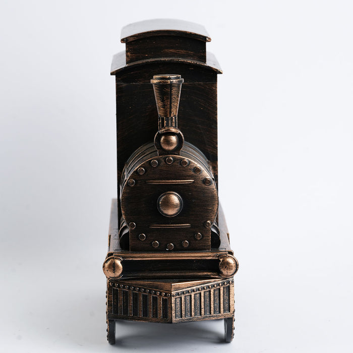 Christmas Snow Water Engine Showpiece with LED Light – Festive Decorative Lantern