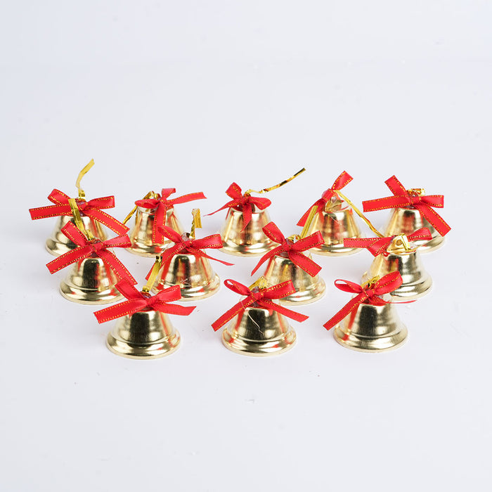 Christmas Decorative Bell Set – 12 Pcs