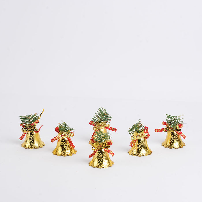 Christmas Decorative Bell Set – 6 Pcs