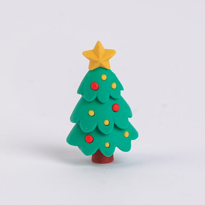 Merry Christmas Advent Calendar – 19 Pcs Eraser Set