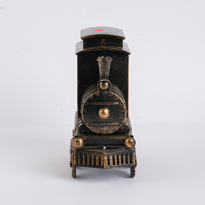 Christmas Showpiece Santa Train with Glitter Snow