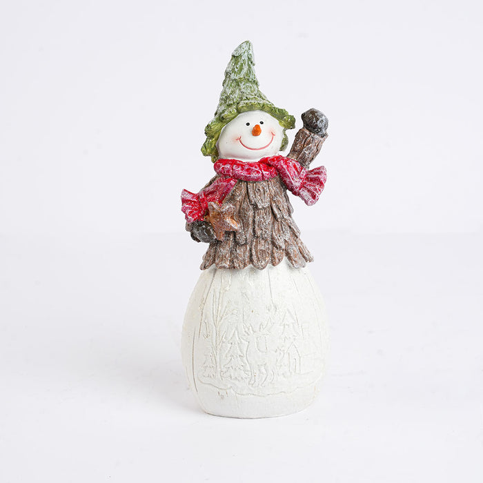 Christmas Decorative Snowman Showpiece