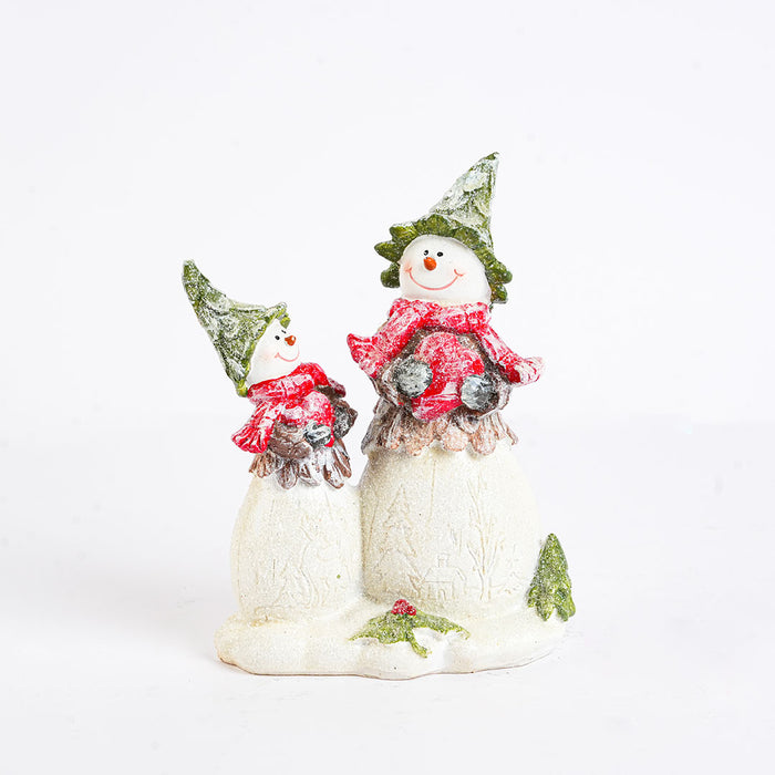 Christmas Snowman Decorative Showpiece