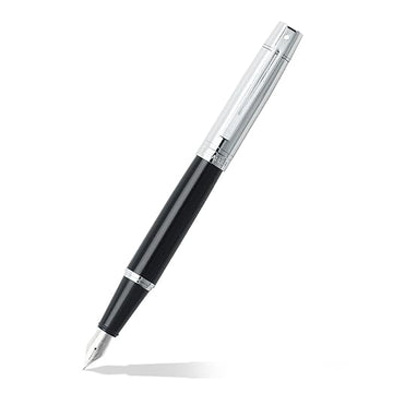 sheaffer-300-9314-black-barrel-fountain-pen-open-view
