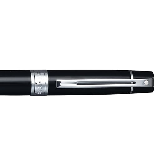 Sheaffer 9312 Black Chrome Trims Ballpoint Pen