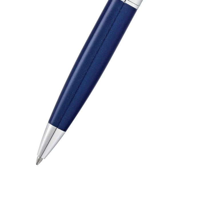 Sheaffer 300 Glossy Blue with Chrome Trims Ballpoint Pen 9341