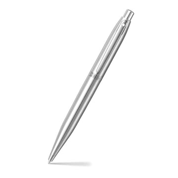 sheaffer-vfm-9426-brushed-chrome-ballpoint-pe-with-chrome-trim-open-view