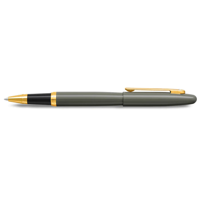 Sheaffer VFM 9427 Glossy Light Gray Rollerball Pen With PVD Gold-Tone Trim