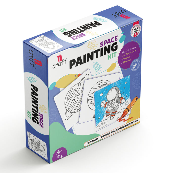 iCraft DIY Space Painting Kit for Kids
