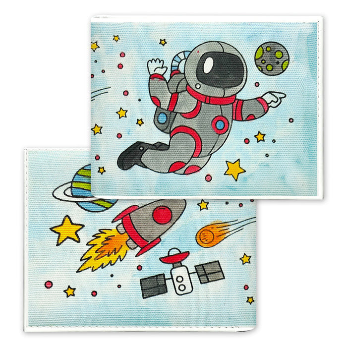 Spacship Card Wallet iCraft DIY Canvas Wallet – Spaceship Design — Mango