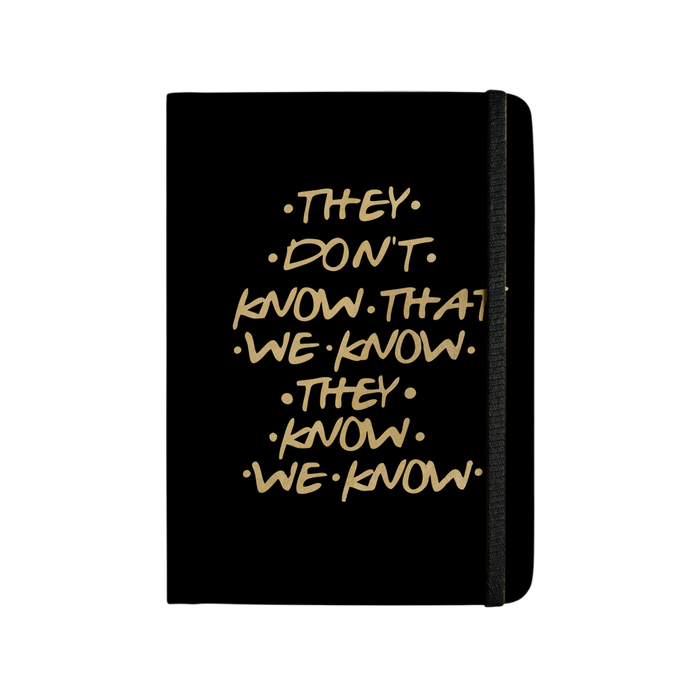 MOOCH – "They Know_Friends" A6 Diary | Buff Cartridge