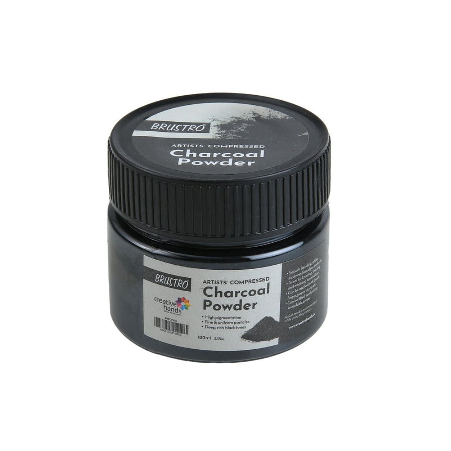 Brustro Artists' Compressed Charcoal Powder – 100 ml