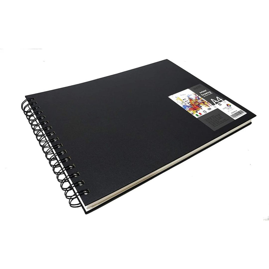 Brustro Artists Sketch Book Wiro Bound A4 Size, Landscape, 116 Pages, 160 GSM