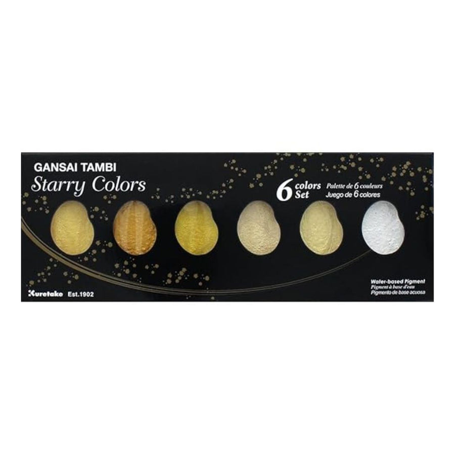 Zig Kuretake Gansai Tambi Starry Color - Set Of 6