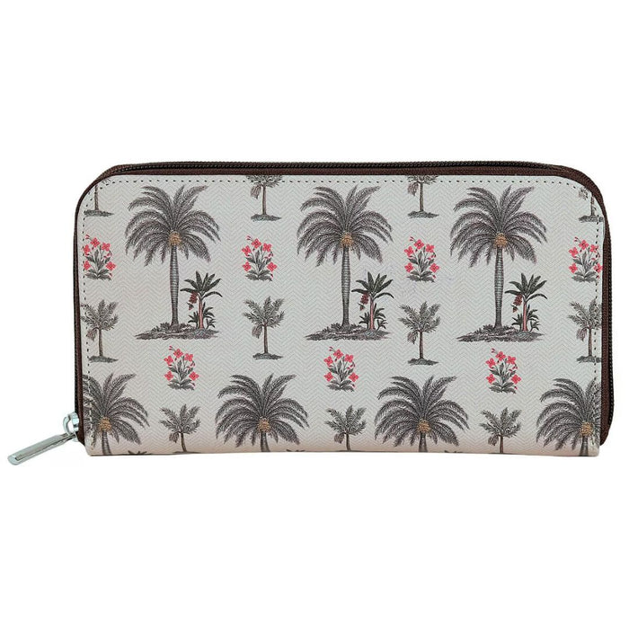 India Circus – Chevron Palms Zipper Wallet