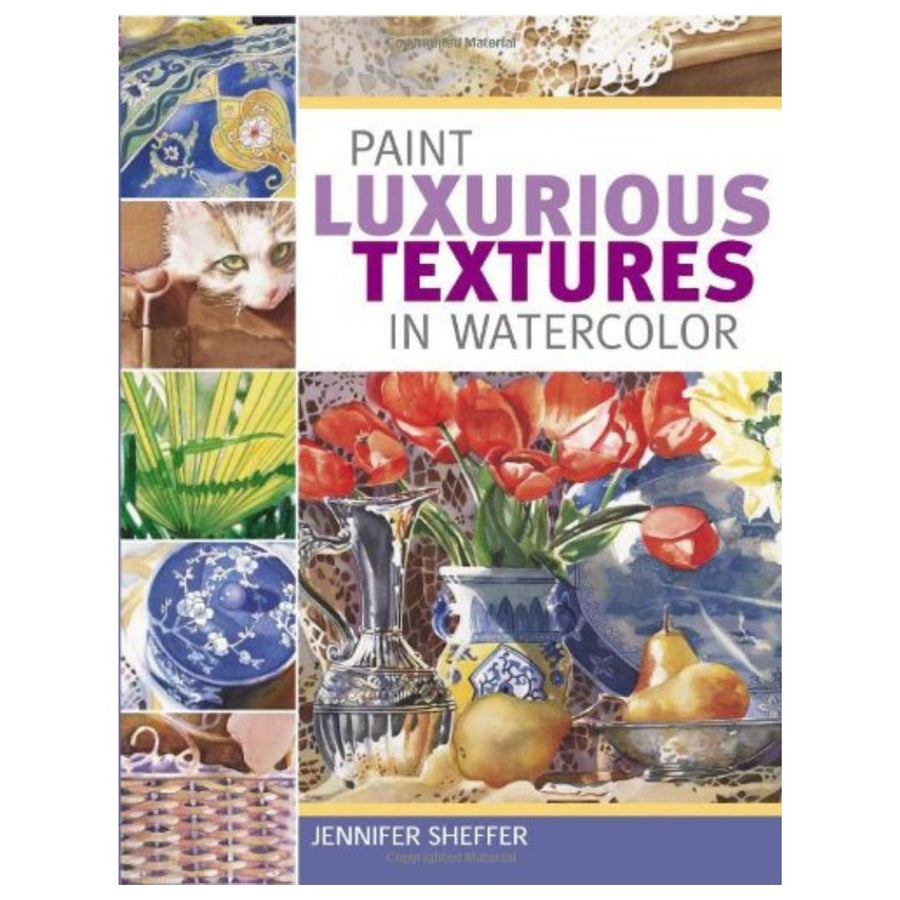 Paint Luxurious Textures in Watercolor by Jennifer Sheffer