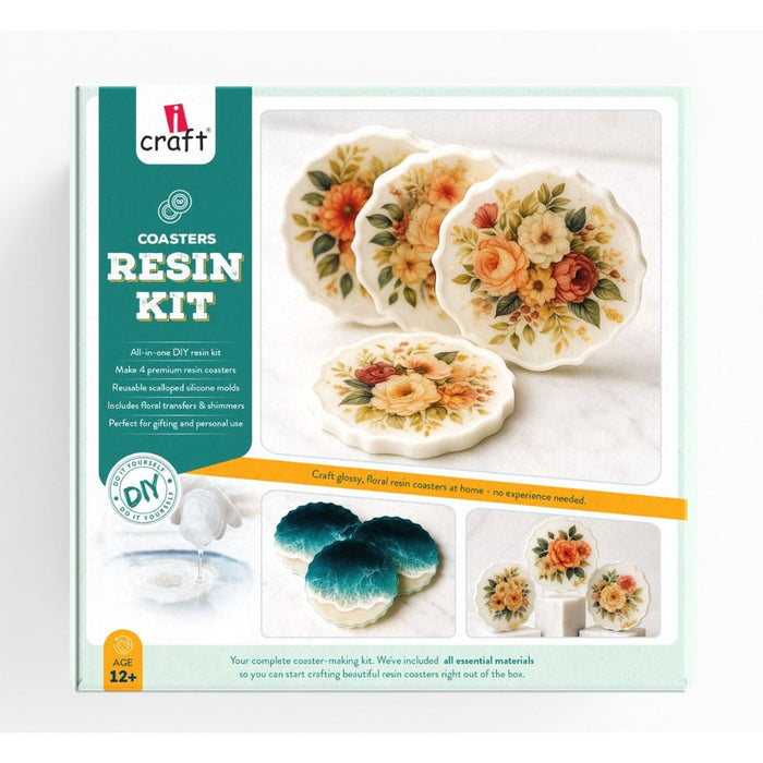 iCraft Resin Coasters DIY Craft Kit
