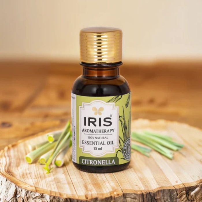 IRIS Aromatherapy Citronella Essential Oil – 100% Pure & Natural (15ml)