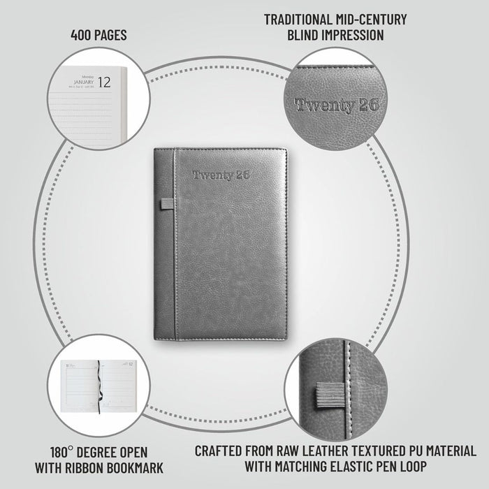 Anupam Exec 2026 Diary – Dated Daily Planner