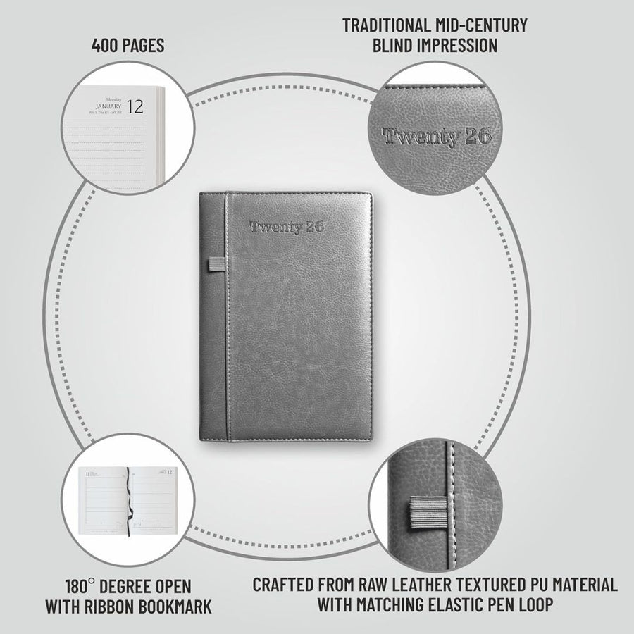 Anupam Exec 2026 Diary – Dated Daily Planner
