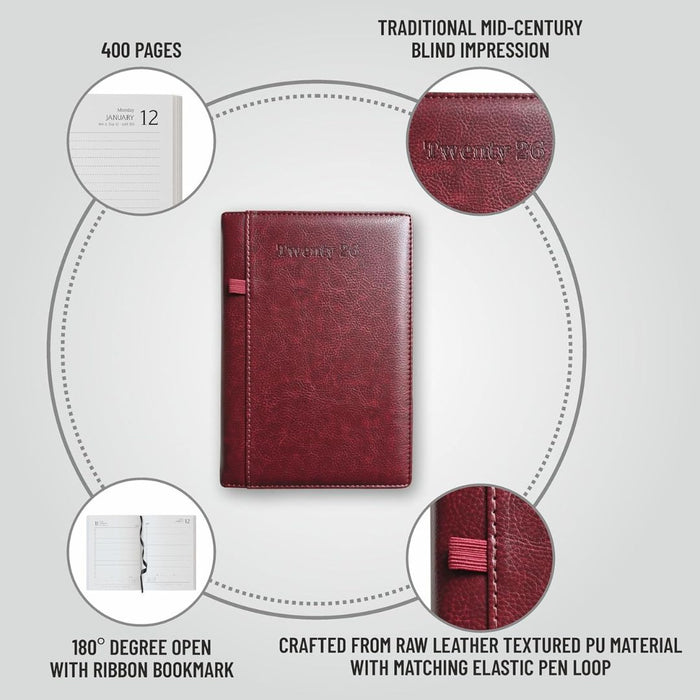 Anupam Exec 2026 Diary – Dated Daily Planner