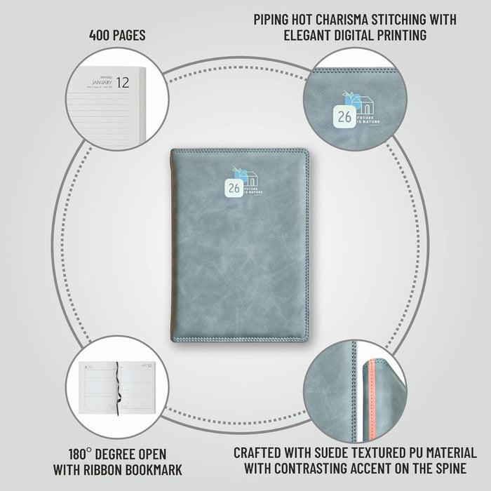 Anupam Accent 2026 Diary – Dated Daily Planner