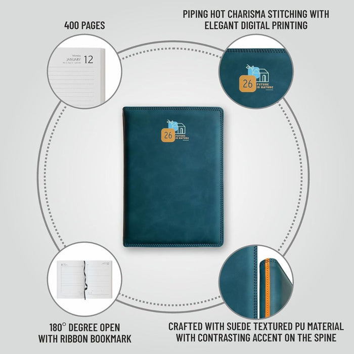 Anupam Accent 2026 Diary – Dated Daily Planner