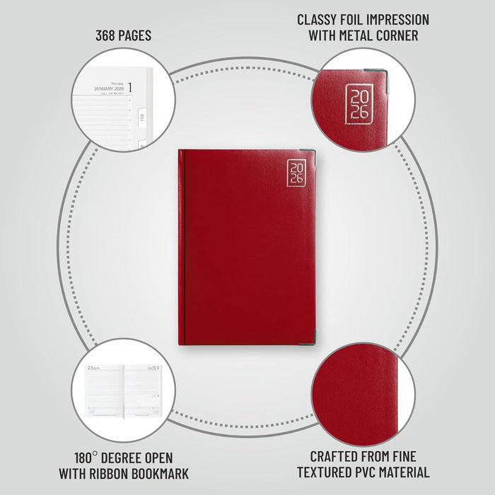 Anupam Fash 2026 Diary – Dated Daily Planner