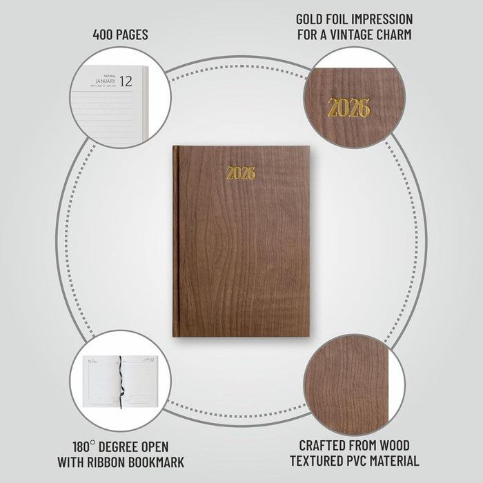 Anupam Dash 2026 Diary – Dated Daily Planner