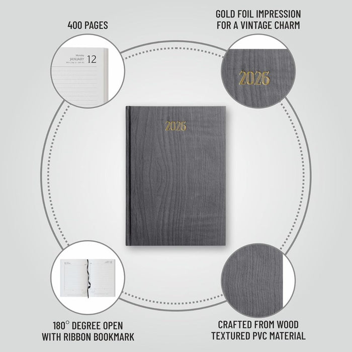 Anupam Dash 2026 Diary – Dated Daily Planner