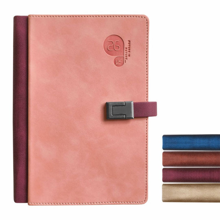 Anupam Fly 2026 Diary – Dated A5 Daily Planner - Pink