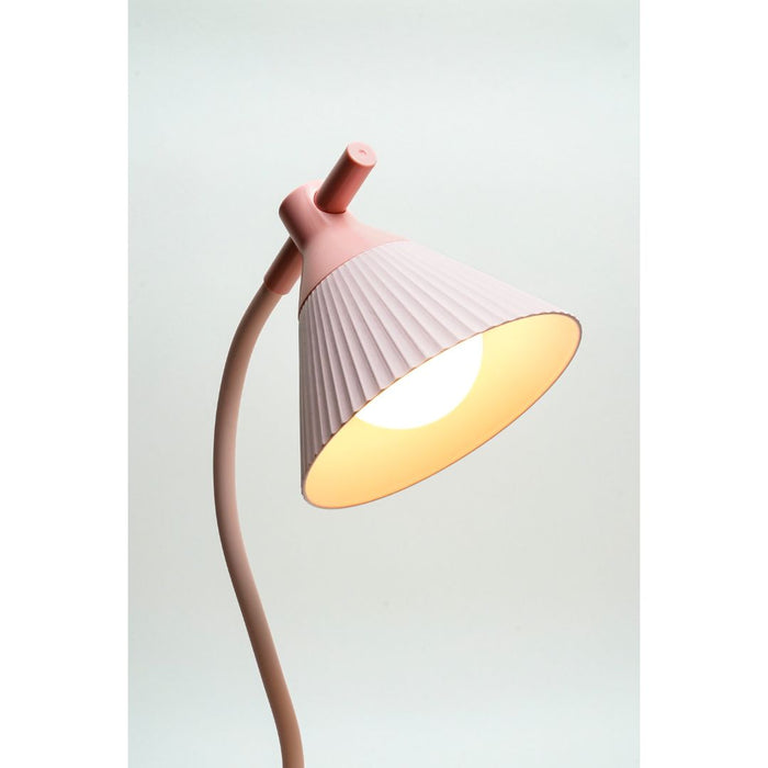 LONGDA - Clip-on Charging Desk Lamp - Pink