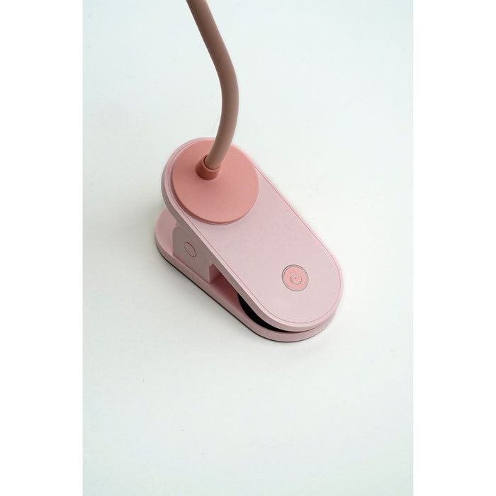 LONGDA - Clip-on Charging Desk Lamp - Pink