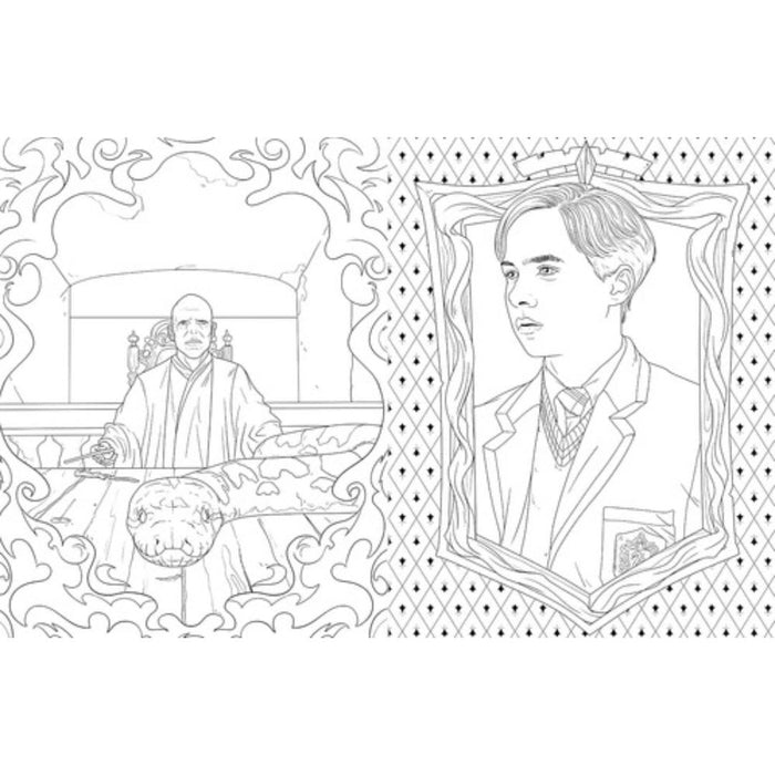 Harry Potter – An Official Colouring Book: Slytherin House Pride