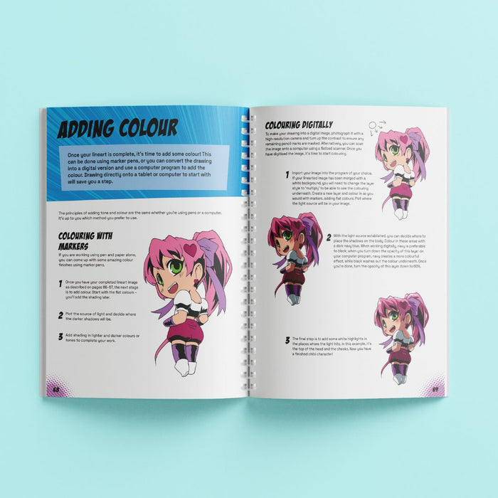 Draw Manga by Hinkler | Step-by-Step Manga Drawing Binder